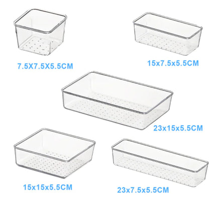 Transparent Storage Set (5 Sizes)