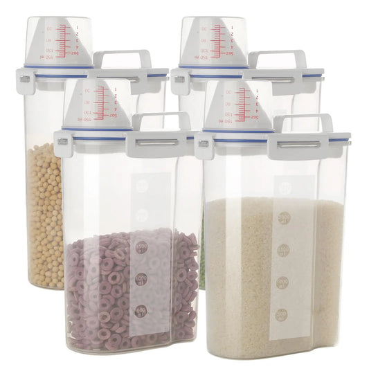 2.5 KG Airtight Dry Food Storage Container (Set of 4)